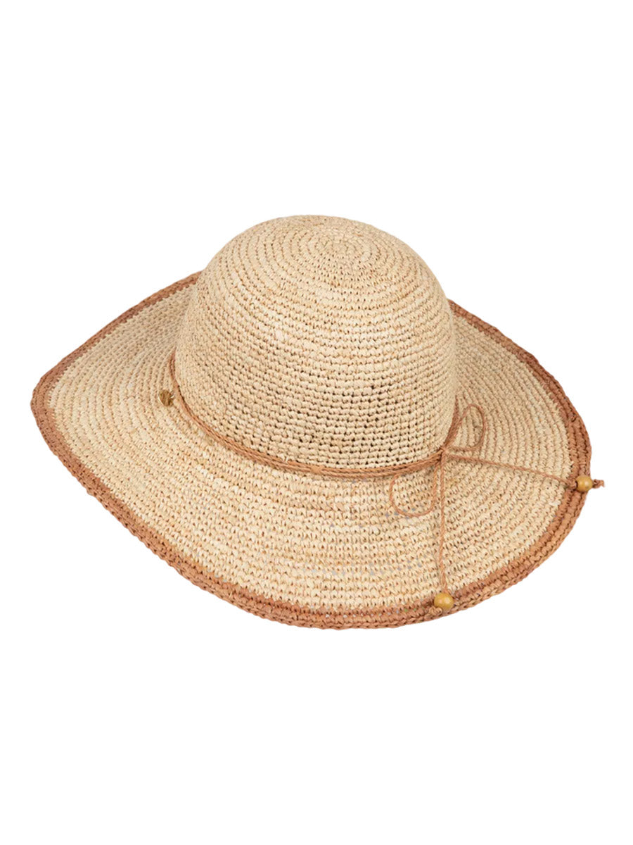 Kelis Wide Brim Hat in Tea