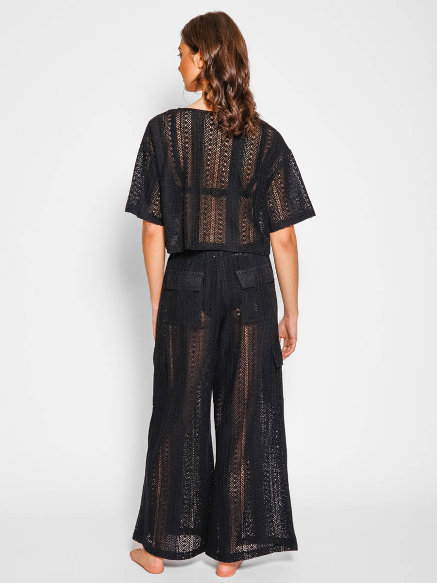 Koy Resort Amalfi Cargo Pants In Black