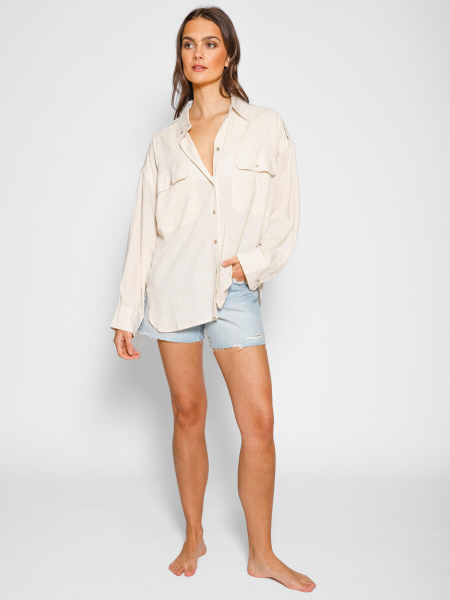 Koy Resort Capri Beach To Street Shirt in Raw
