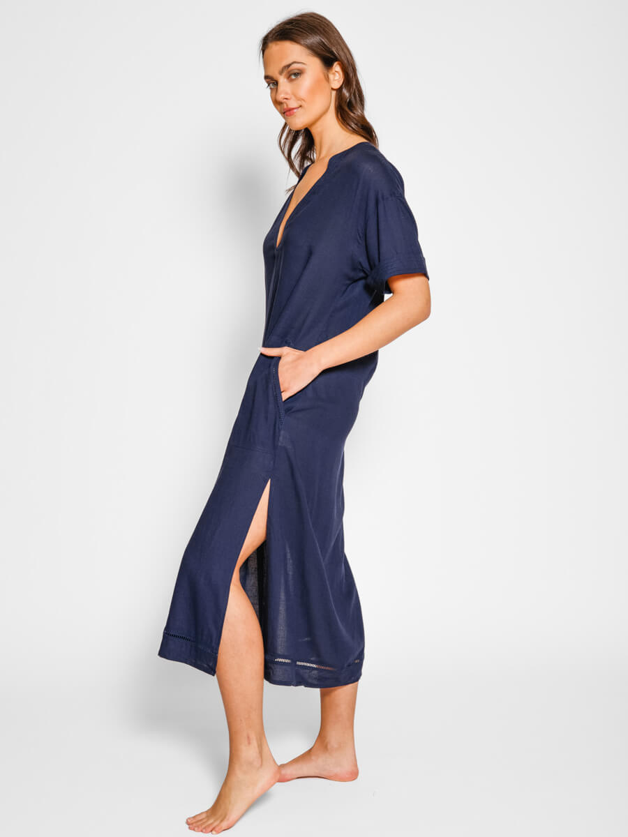 Koy Resort Capri Travel Dress In Navy