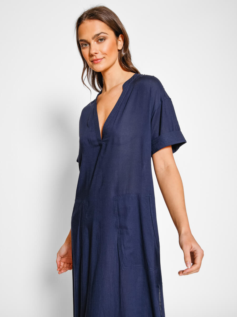 Koy Resort Capri Travel Dress In Navy