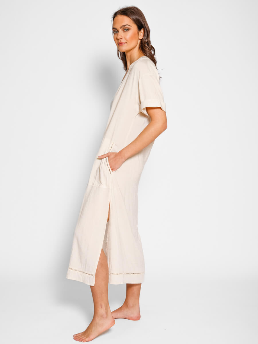 Koy Resort Capri Travel Dress in Raw