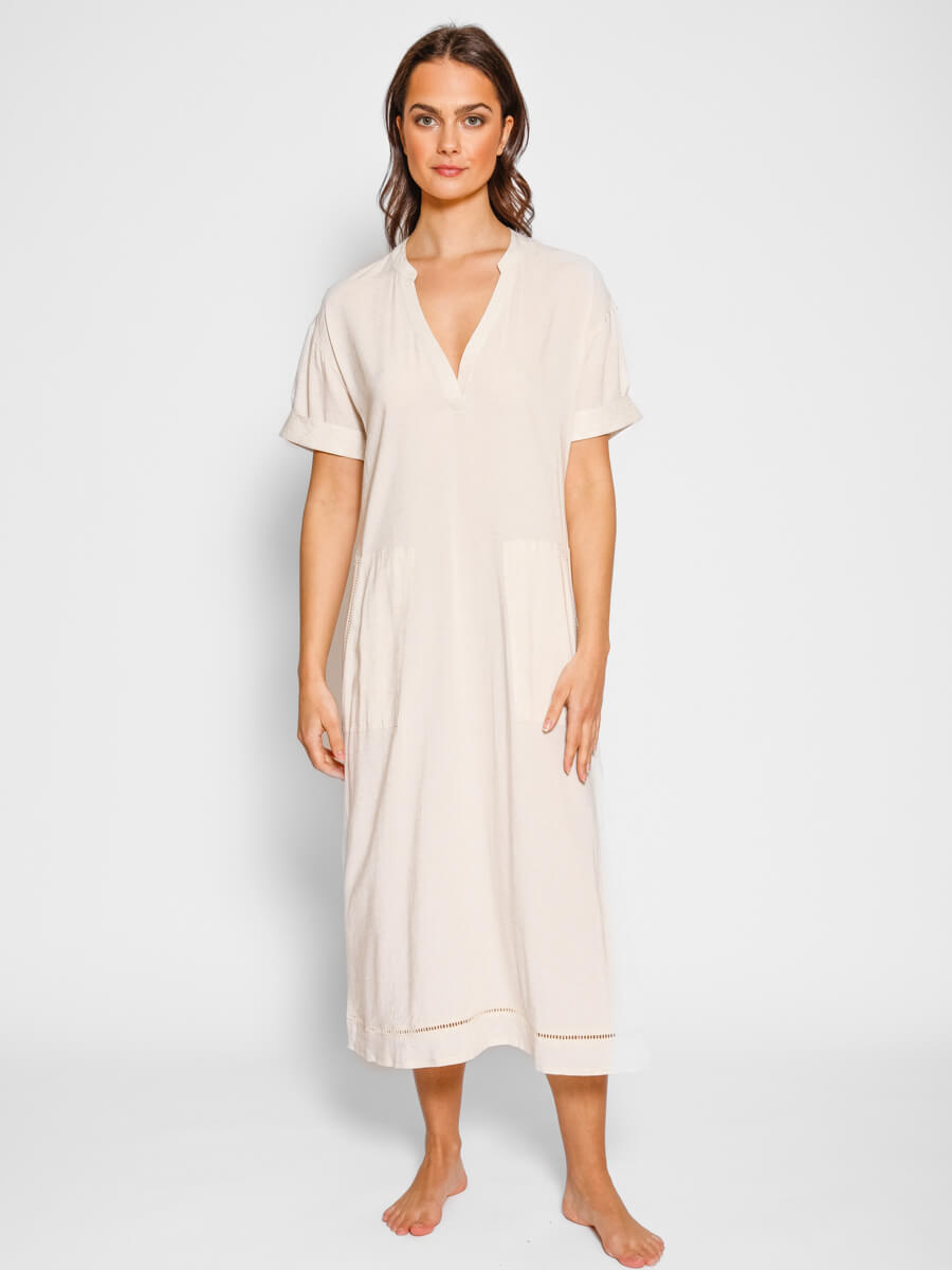 Koy Resort Capri Travel Dress in Raw