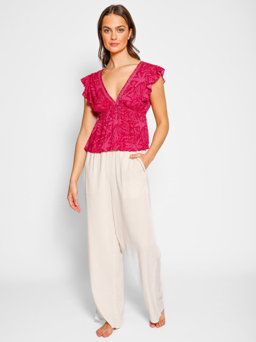 Koy Resort Capri Travel Pants In Raw