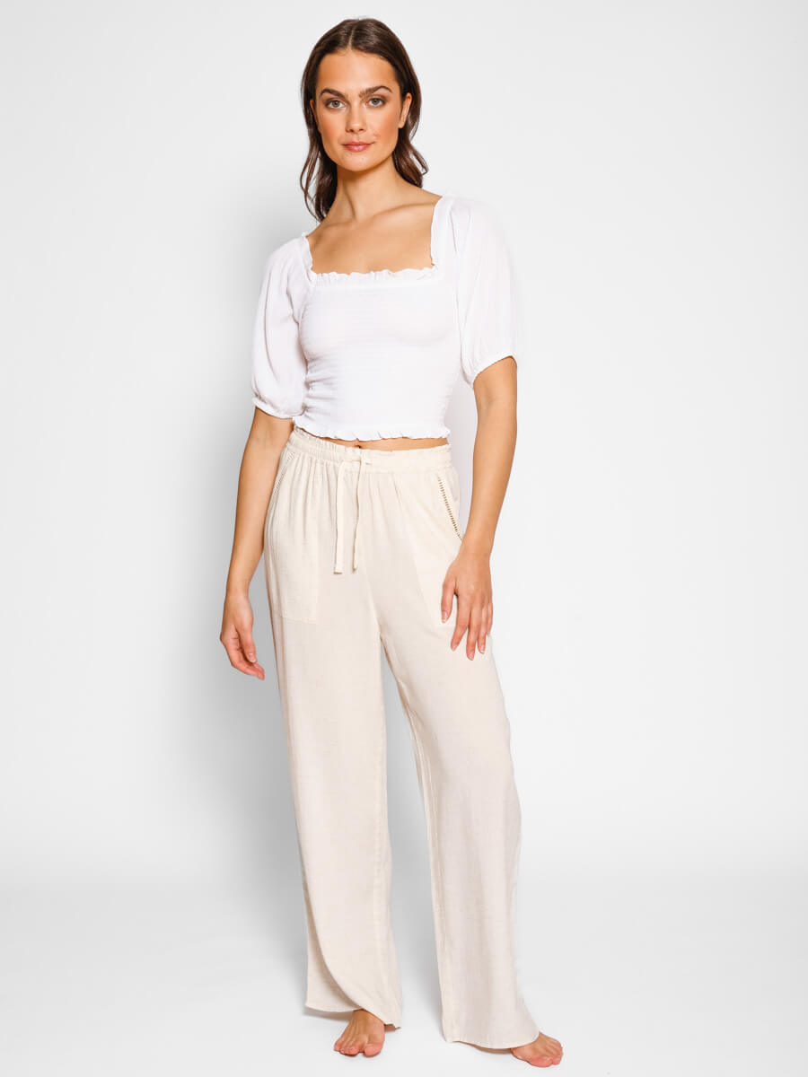 Koy Resort Capri Travel Pants In Raw