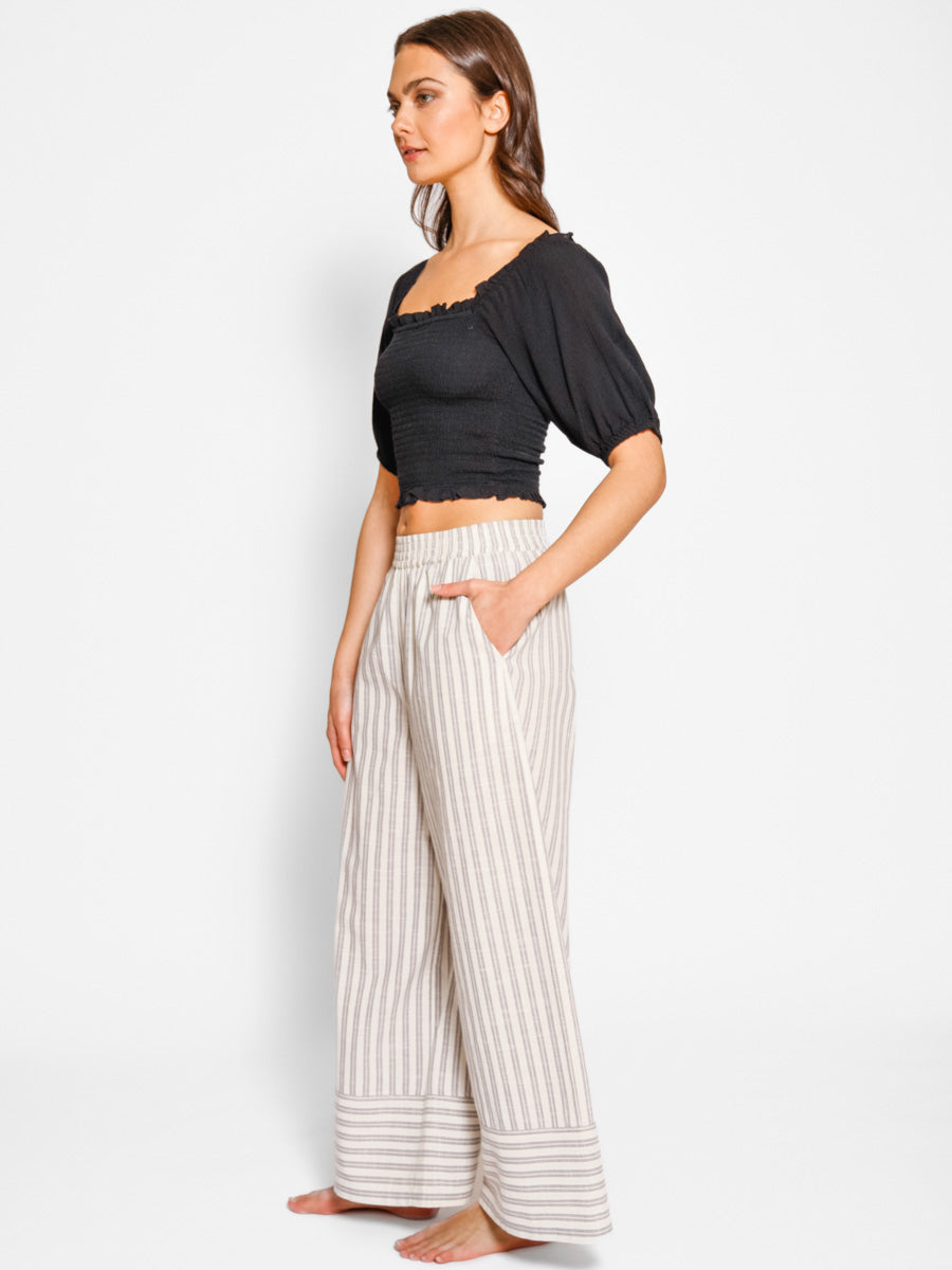 Koy Resort Casablanca Pant in Casablanca Stripe