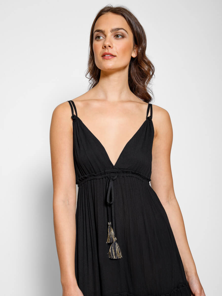 Koy Resort Miami Midi Dress In Black