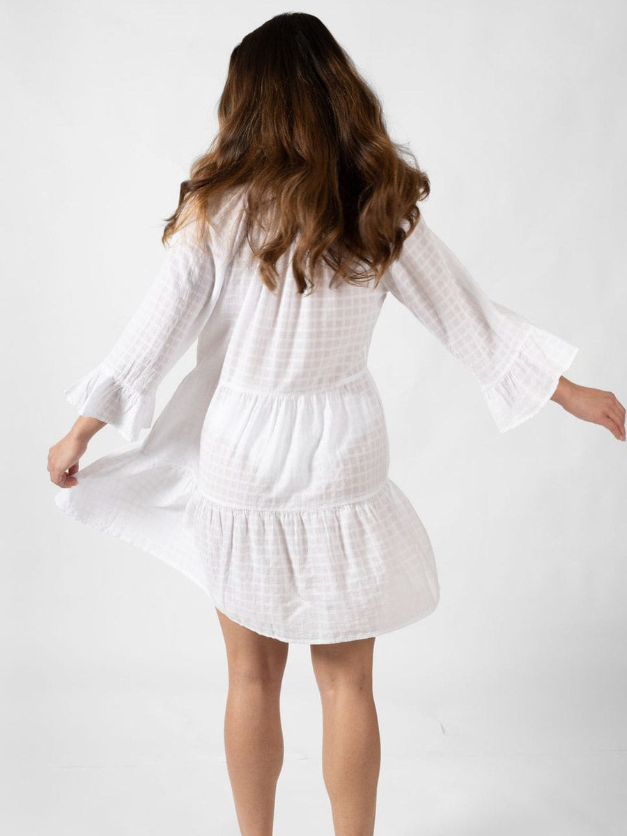 Koy Resort Riviera Boho Dress in White