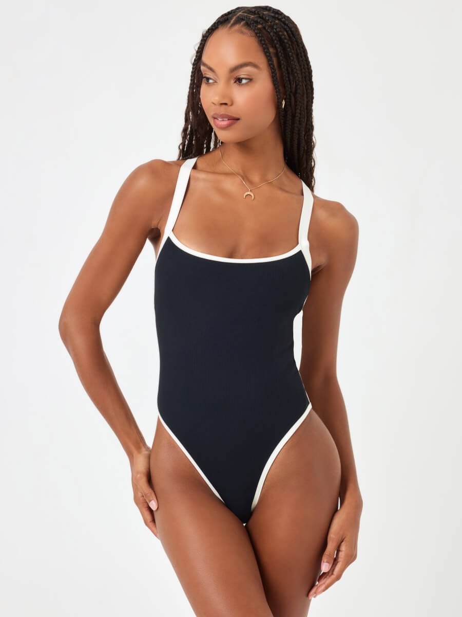 L*Space Baewatch Classic in Black/Cream
