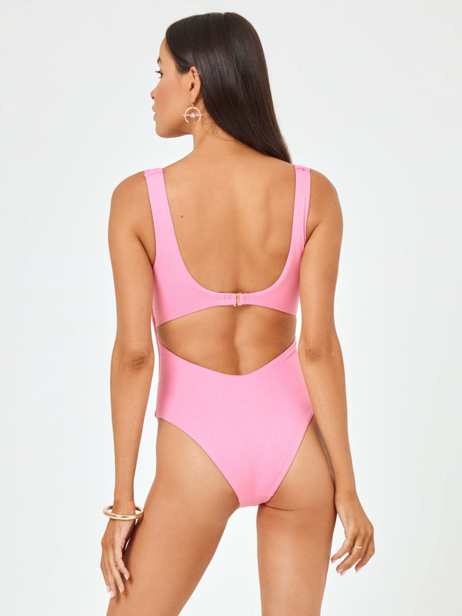 L*Space Balboa One Piece Classic in Guava
