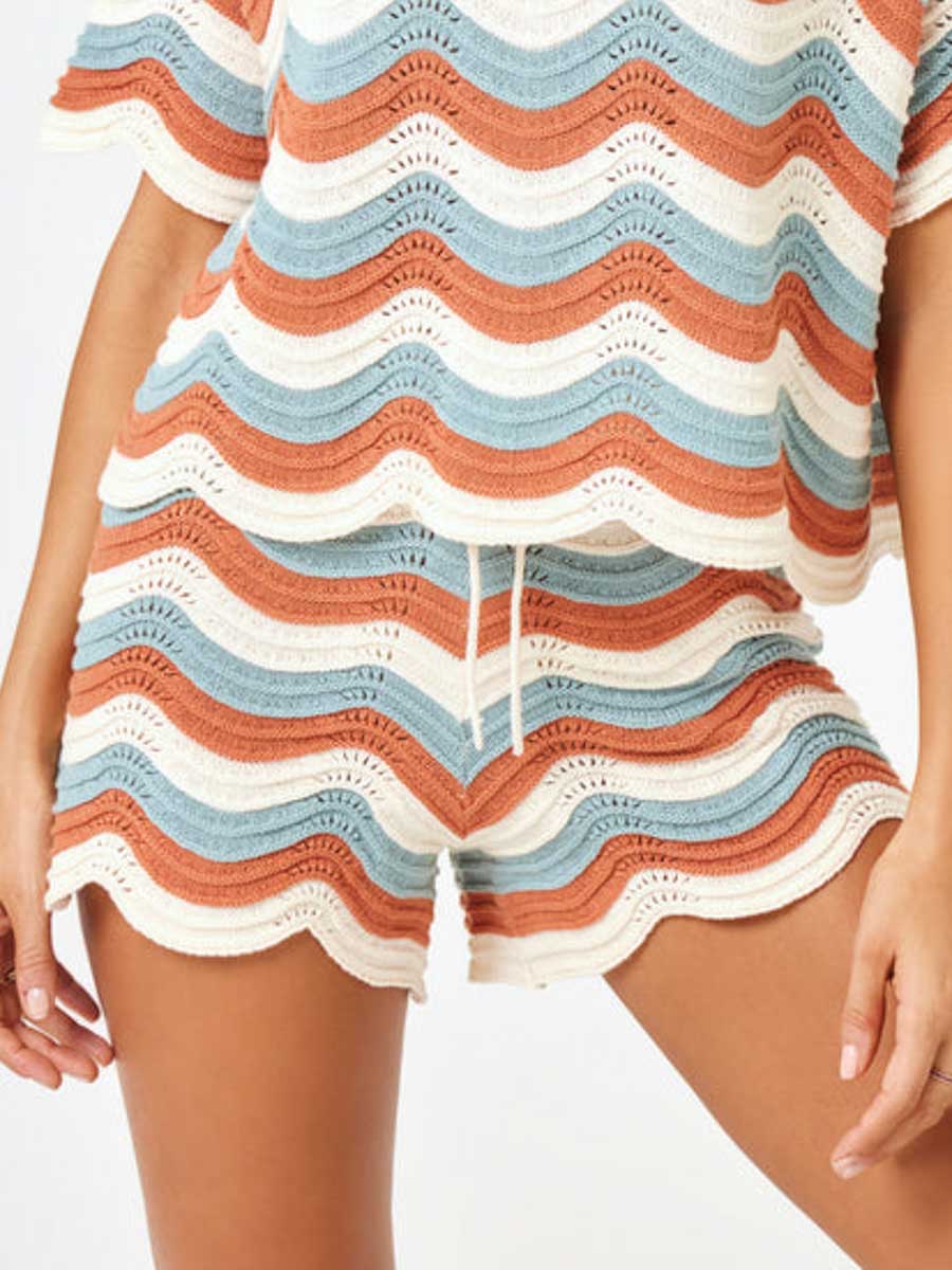 L*Space Make Waves Short in Del Mar Stripe