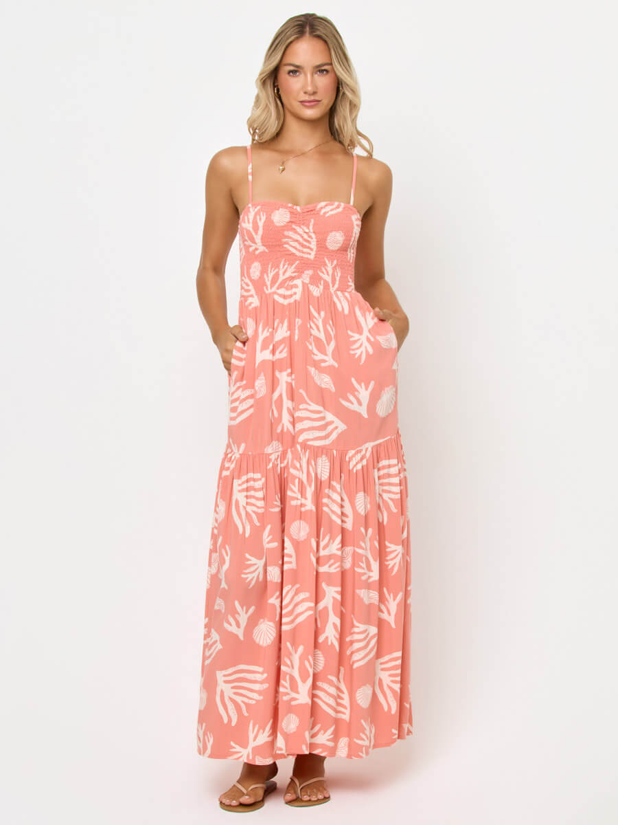L*Space Mallorca Dress in Shell or High Water