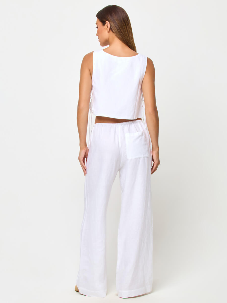 Nina Pant in White