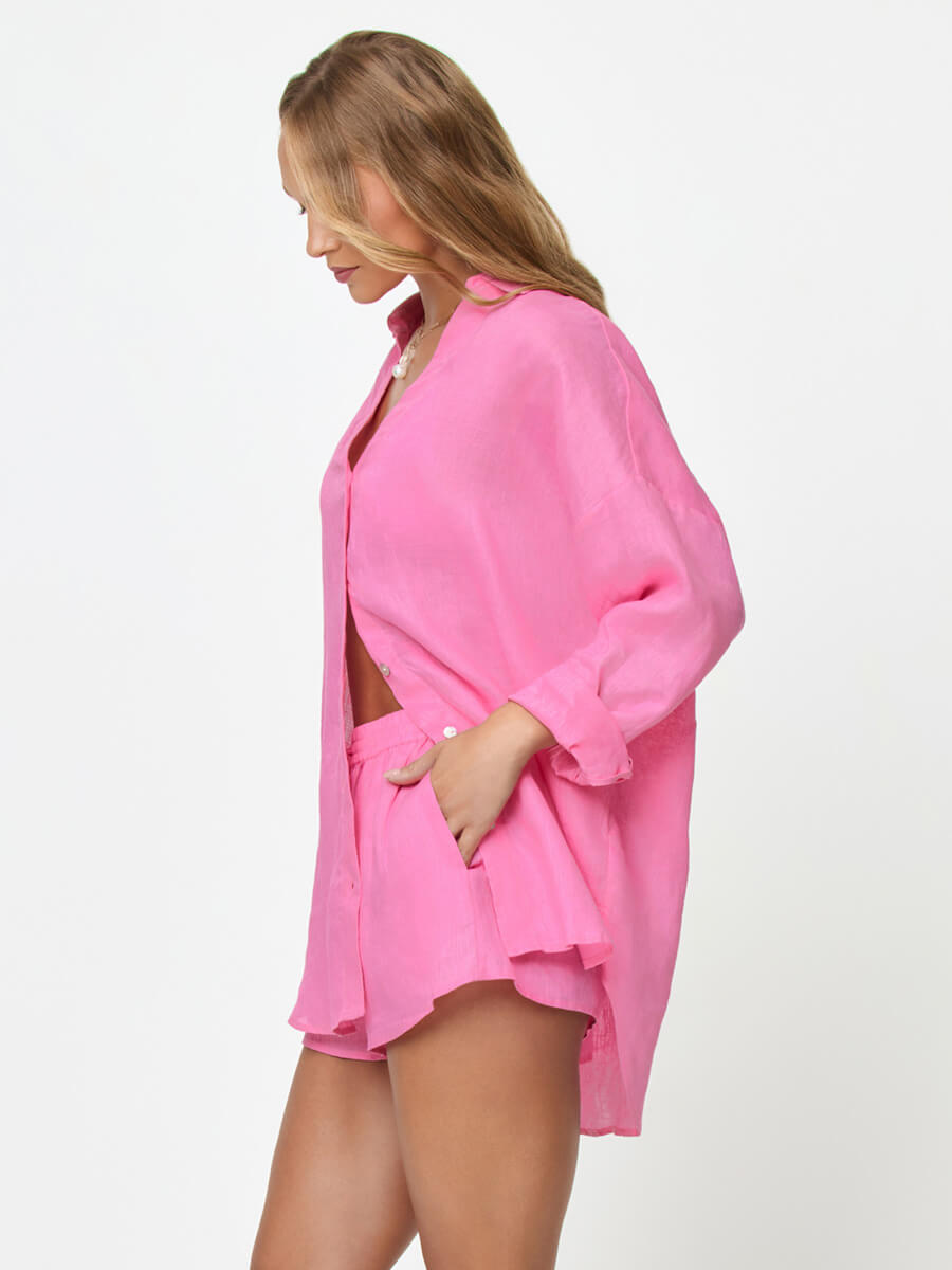 Rio Tunic in Hottest Pink