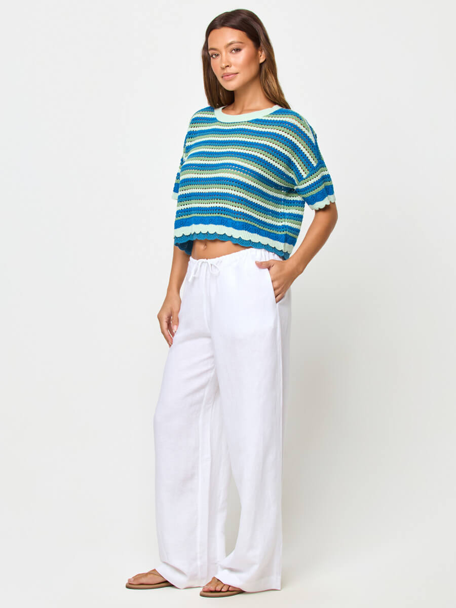 Nina Pant in White