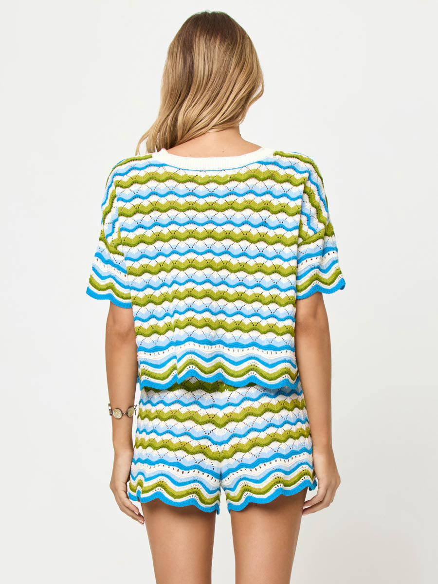 L*Space Sun Chaser Top in Island Breeze