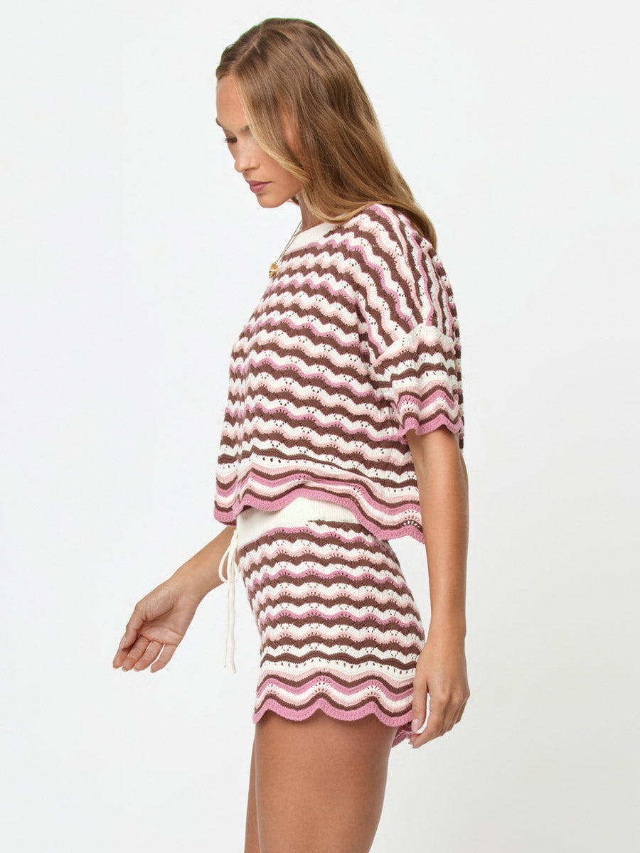 Sun Chaser Top in Neapolitan - Sandpipers