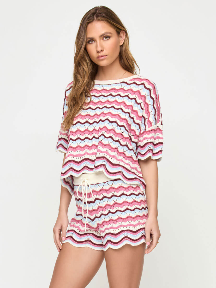 L*Space Sun Chaser Top in Sand In Hand