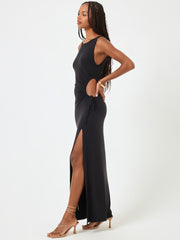 L*Space Tiana Dress in Black, view 2, click to see full size
