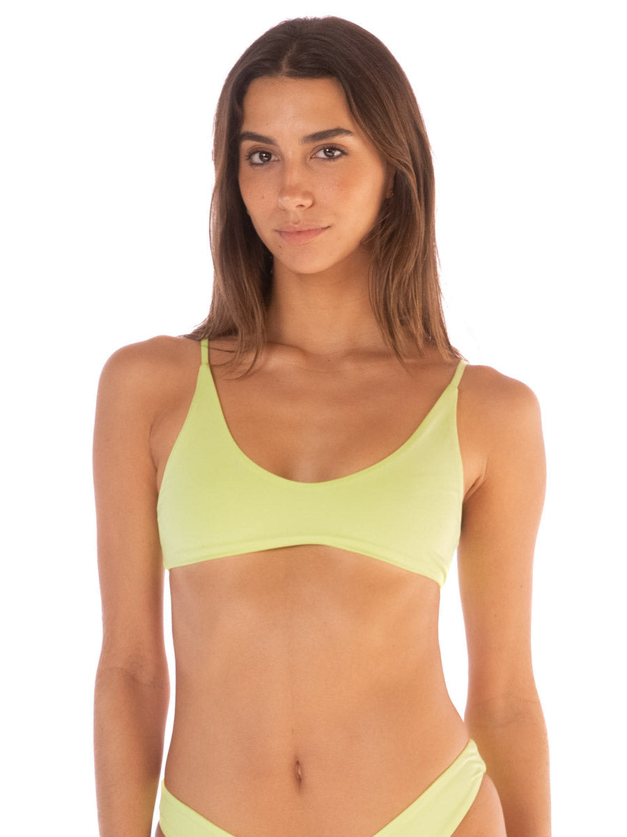 Maaji Blush Bralette in Lemonade Green