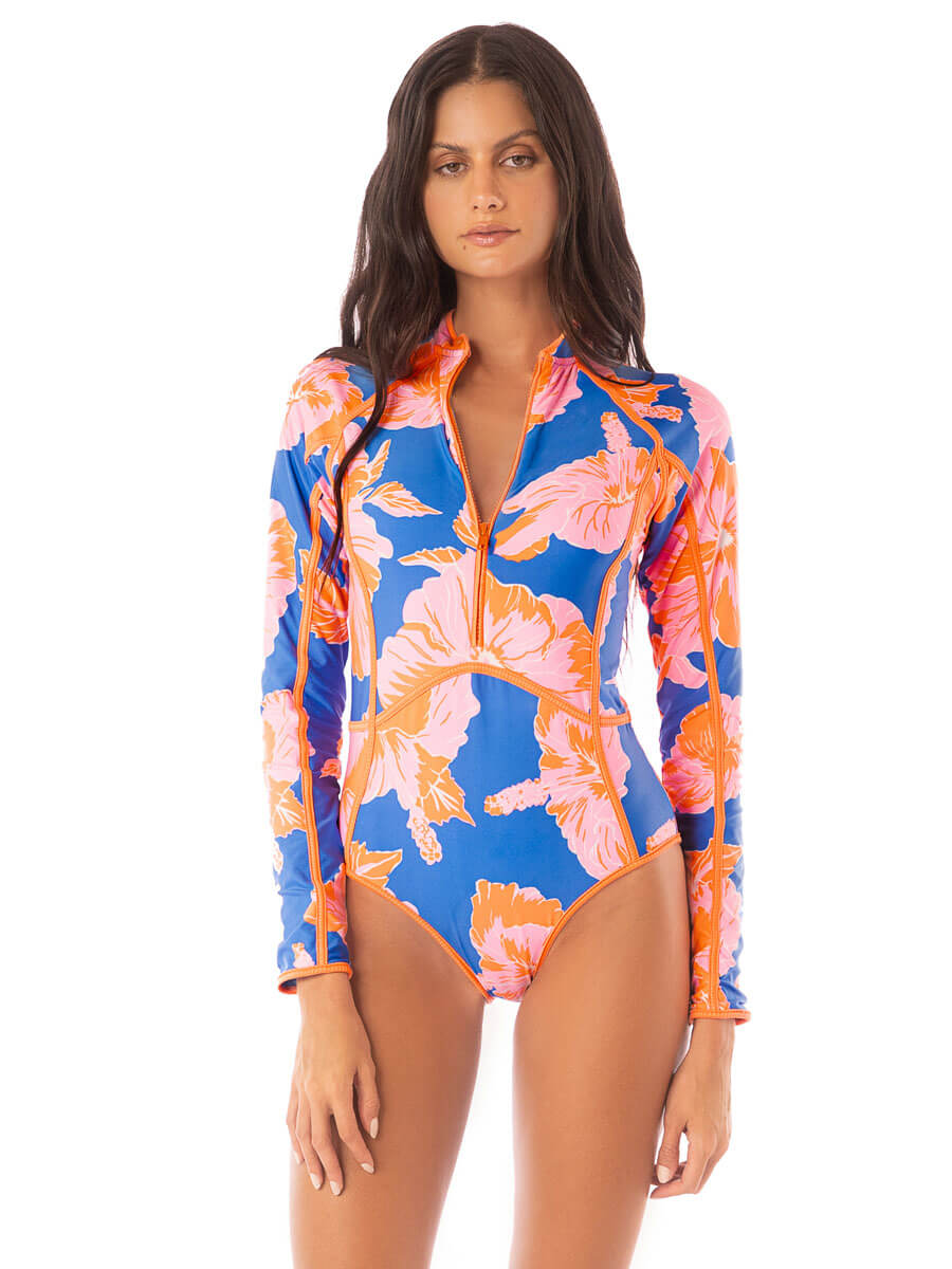 Maaji Cardi One Piece Surf Suit in Magnolia Mirage