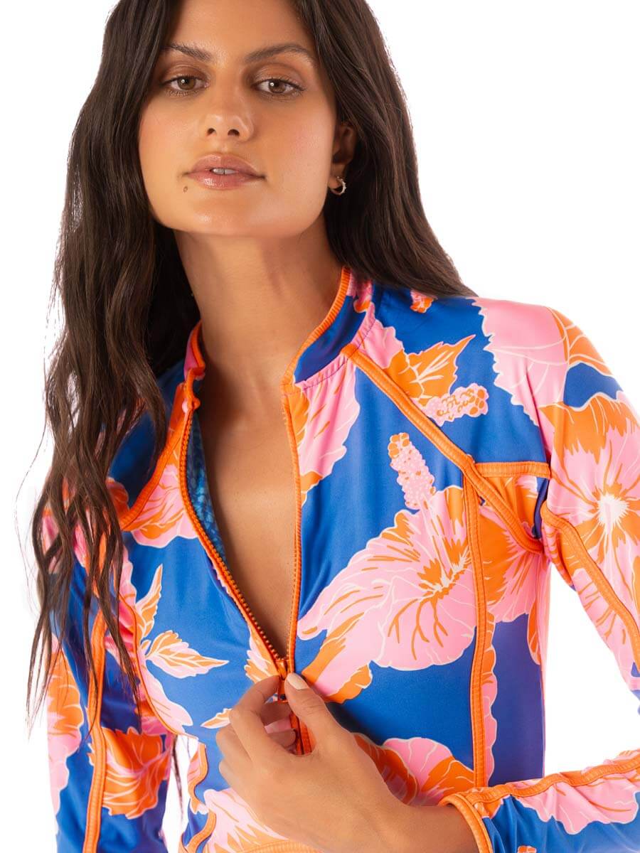 Maaji Cardi One Piece Surf Suit in Magnolia Mirage