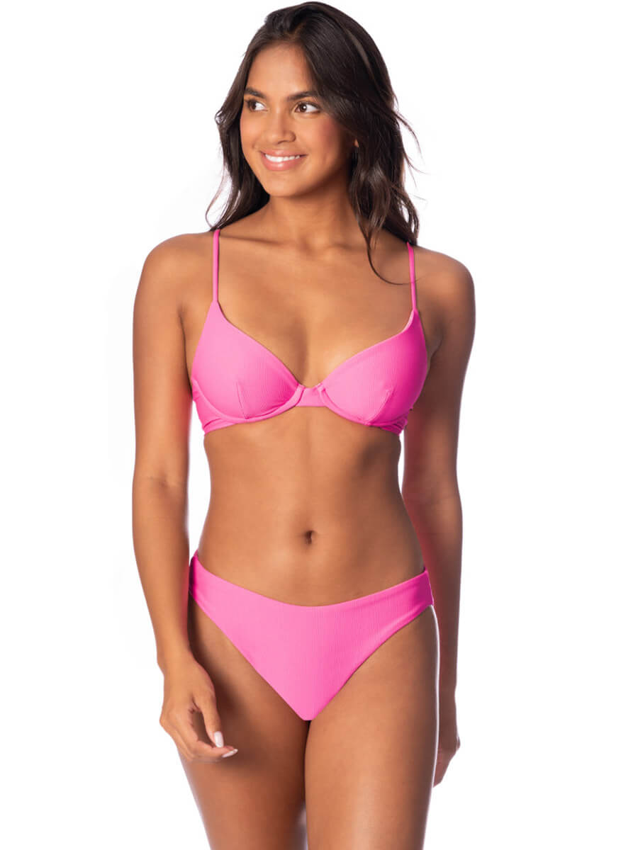 Maaji Sublimity Classic Bottom in Radiant Pink