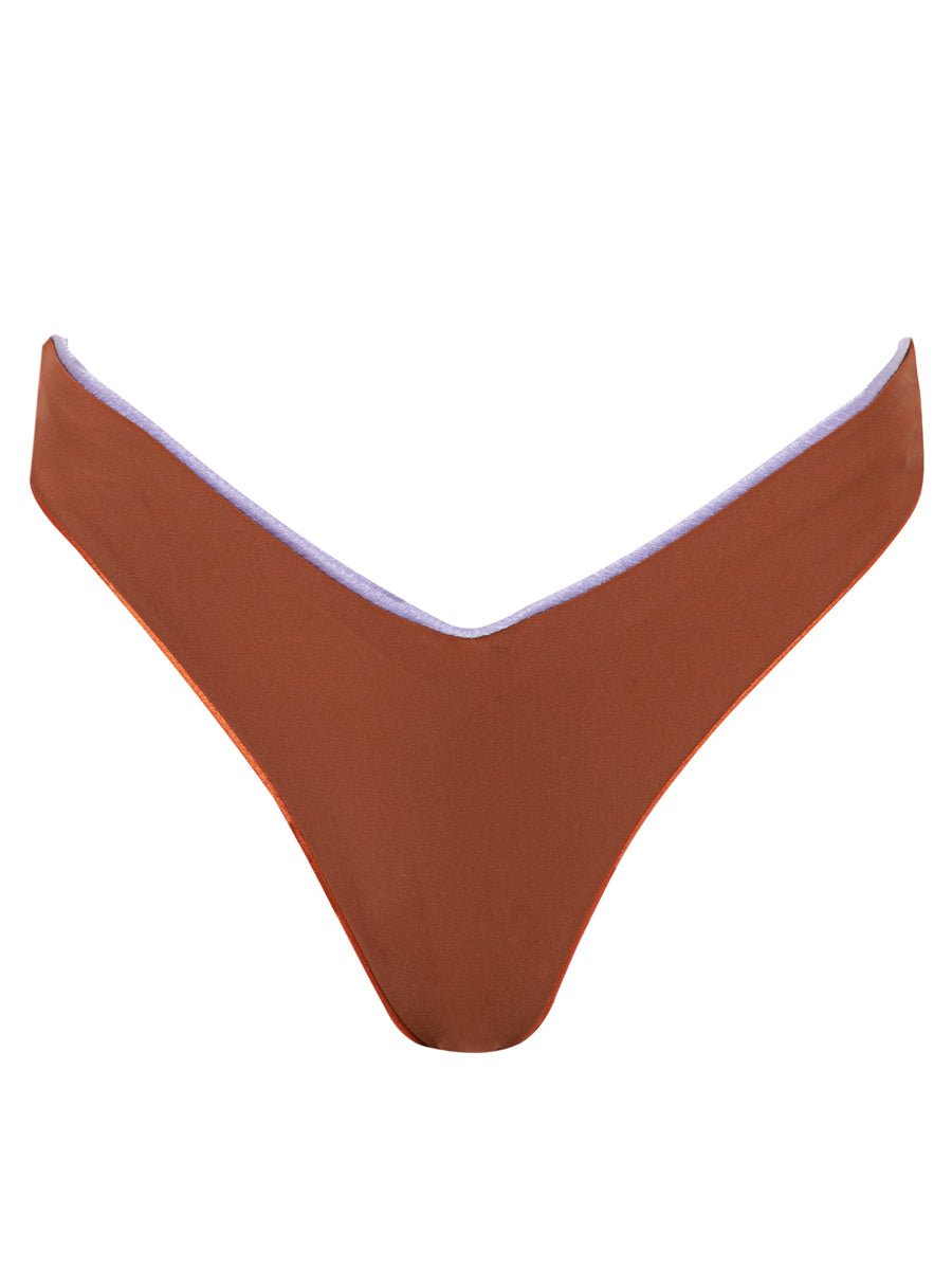 Maaji Resplendent Cheeky Bottom in Satin Umber