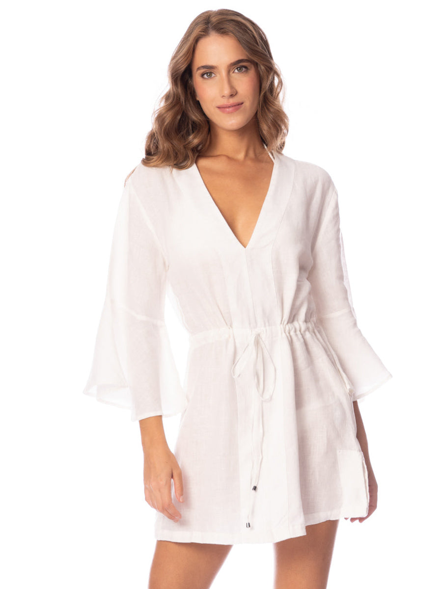 Maaji Joy Caftan in Antique White