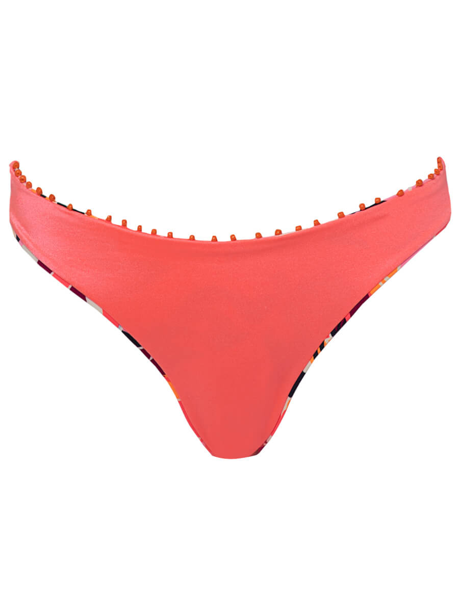 Maaji Sublimity Classic Bottom in Coral Leafy
