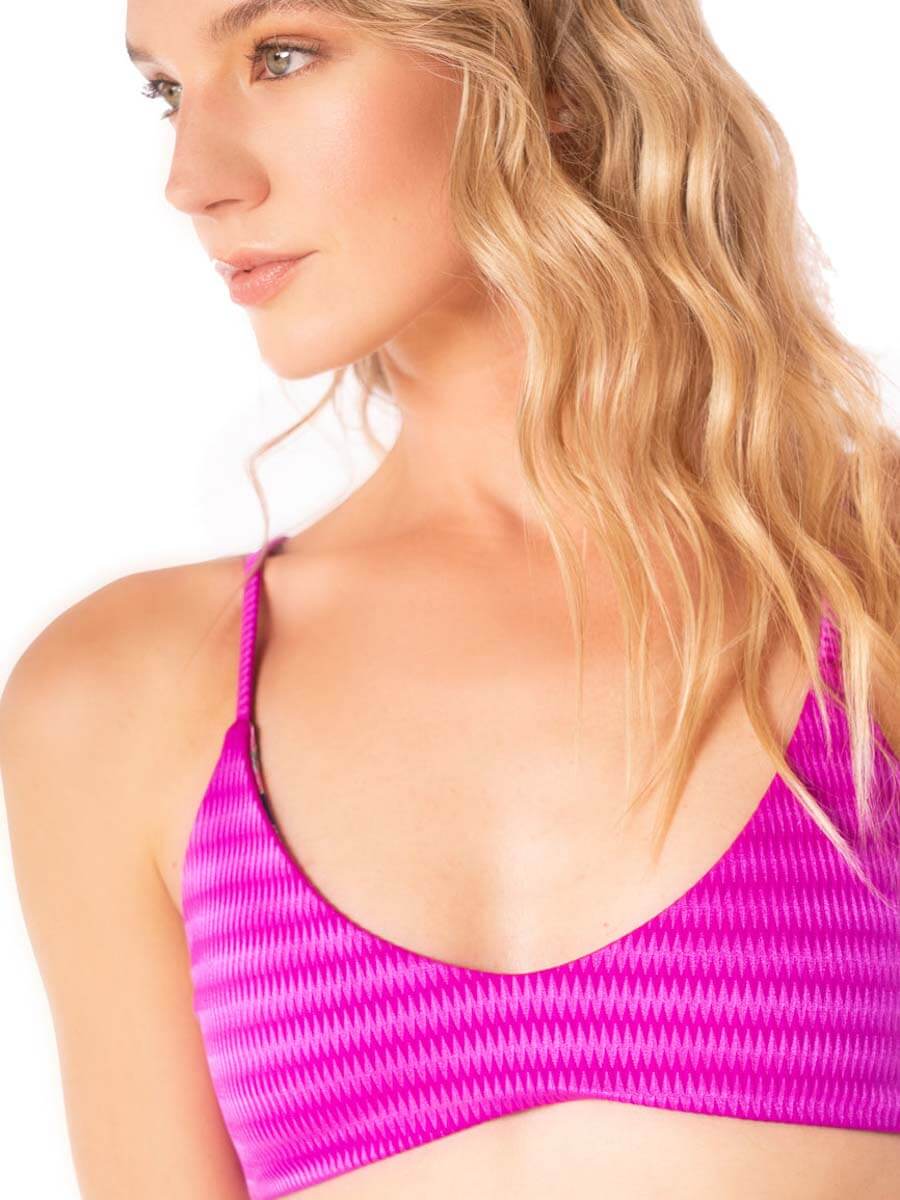 Maaji Liberties Bralette in Deep Pink