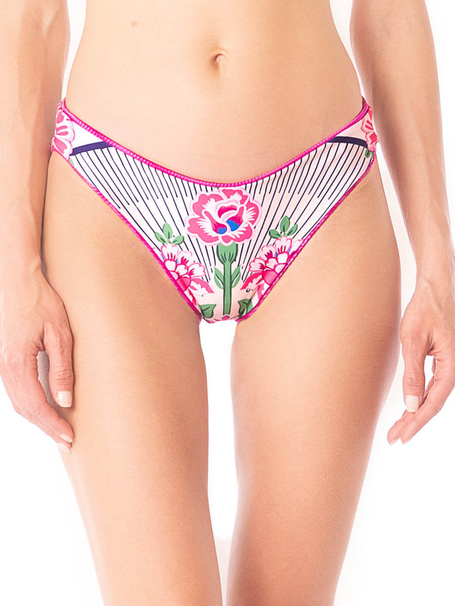 Maaji Sublimity Classic Bottom in Deep Pink