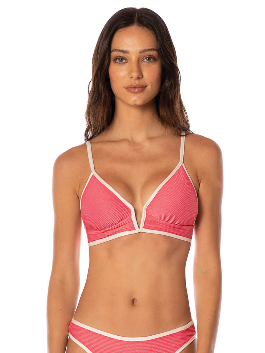 Maaji Parade Top in Coral Ripple