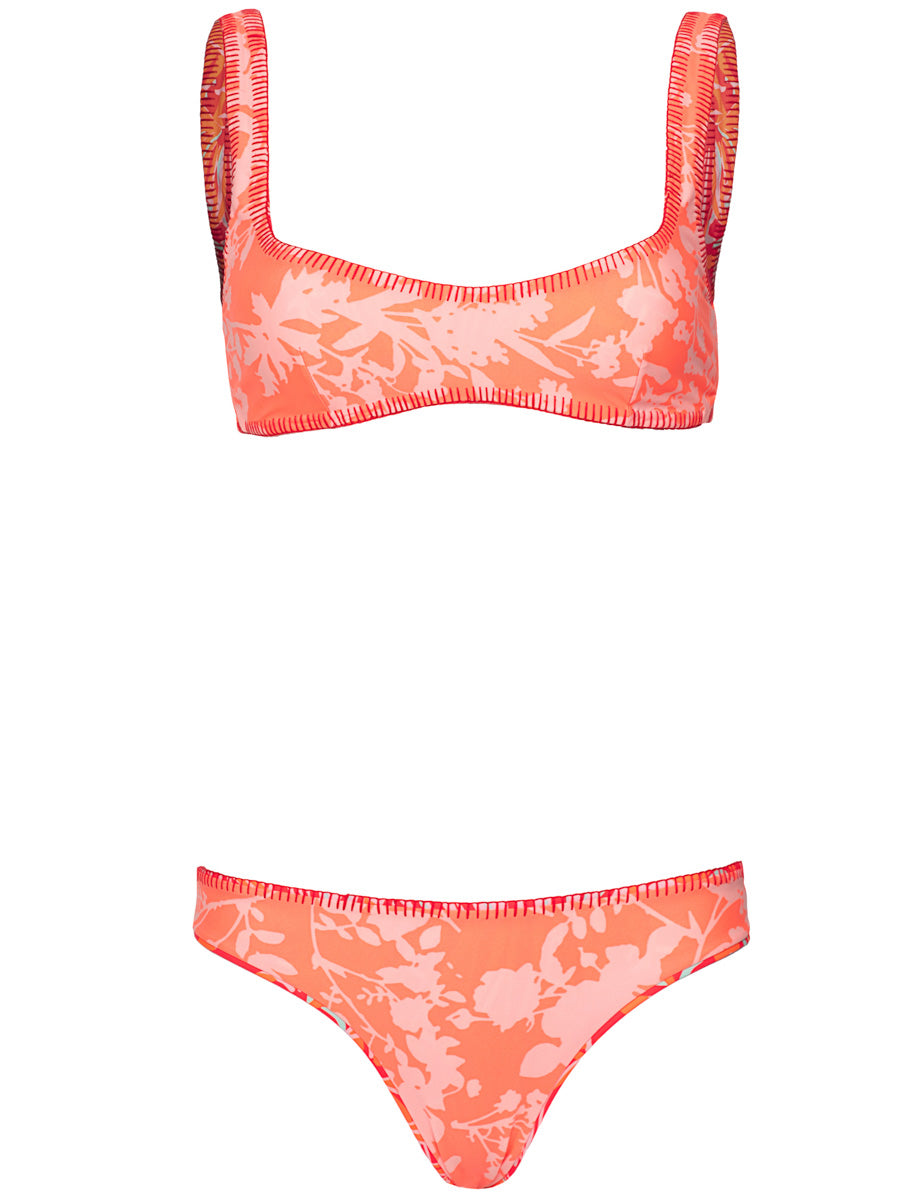 Maaji Sunquest Top in Coral Foliage