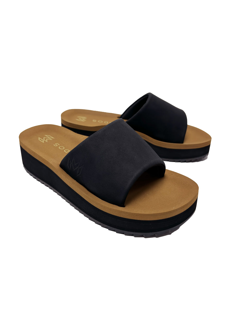 Malvados Gwen Sandals In Jet