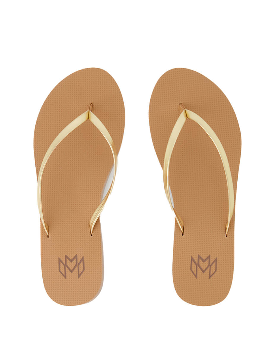 Malvados Lux II Sandals in Golden
