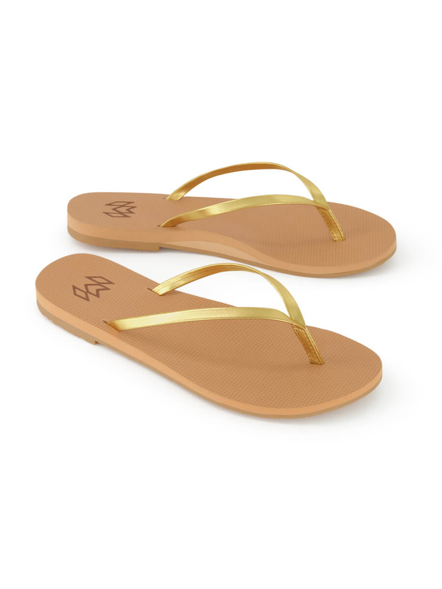 Malvados Lux II Sandals in Golden