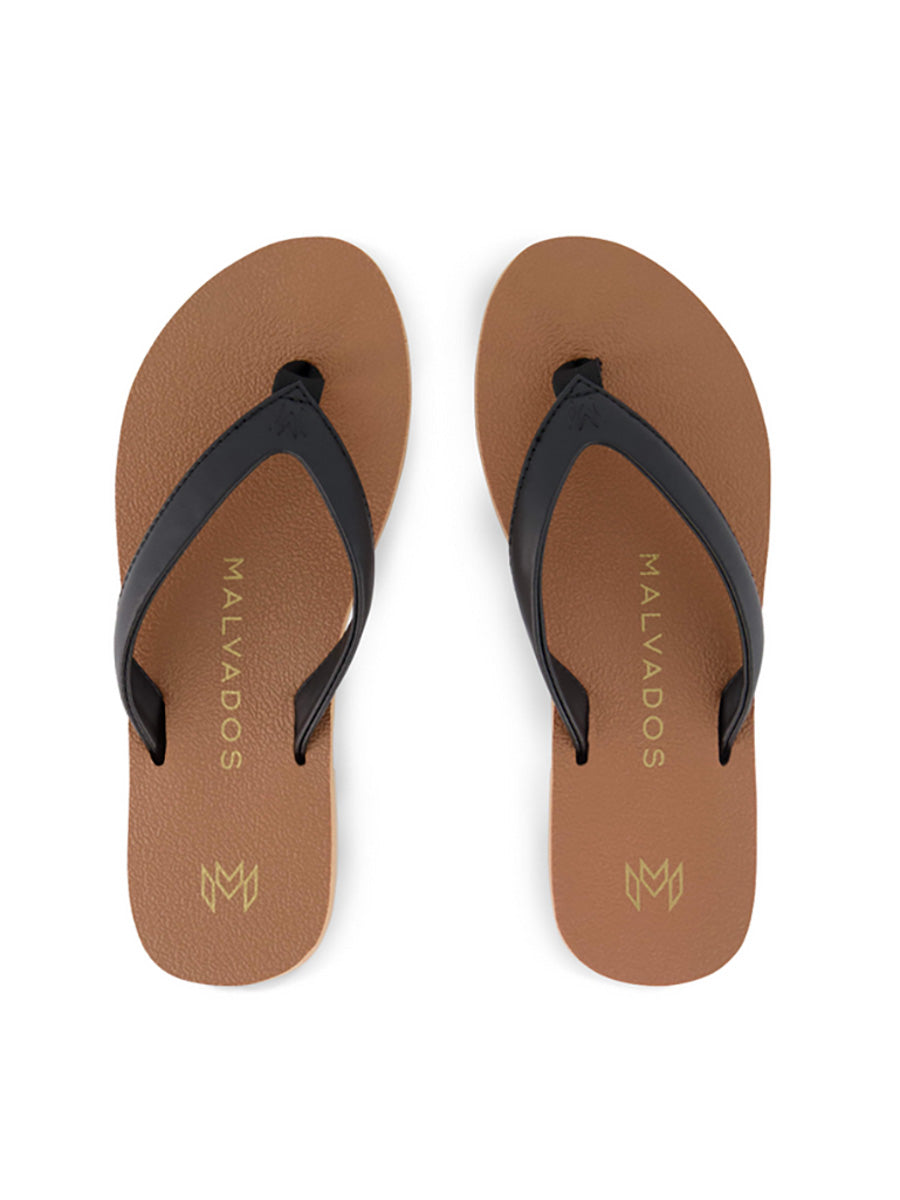 Malvados Marley Sandals in Noir