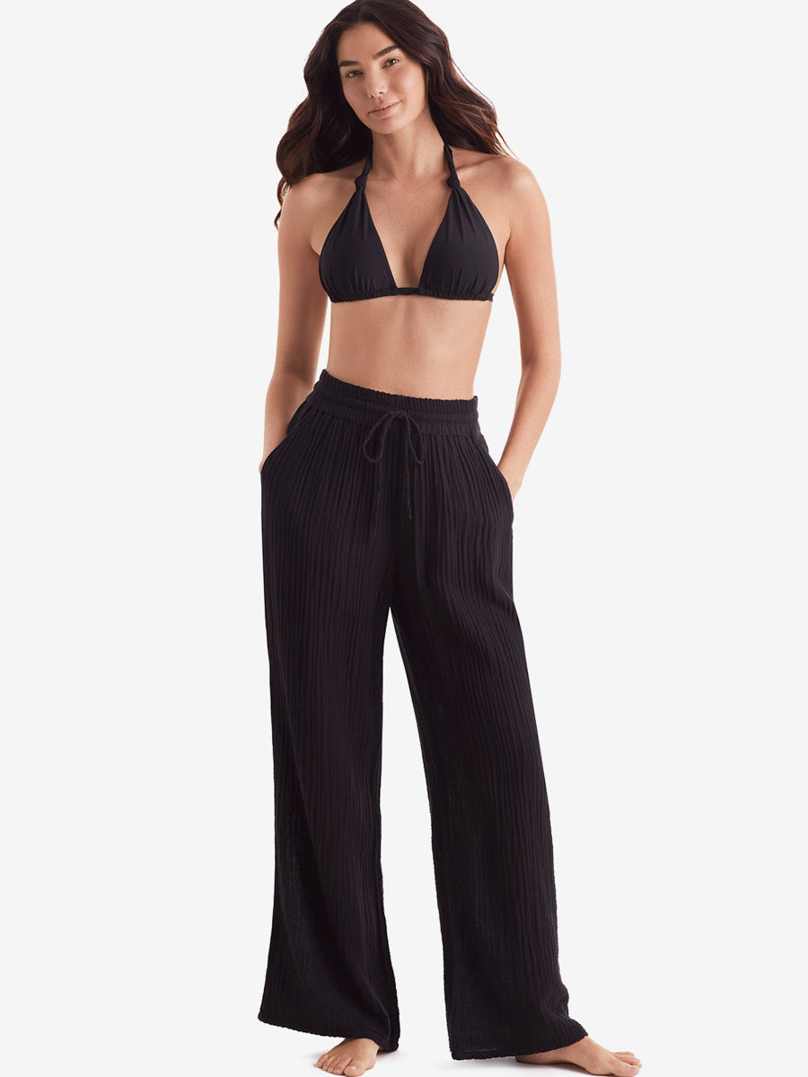 Mimi Flamingo Vista Pant in Black