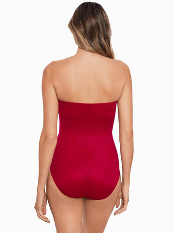 Miraclesuit Rock Solid Madrid One Piece in Grenadine