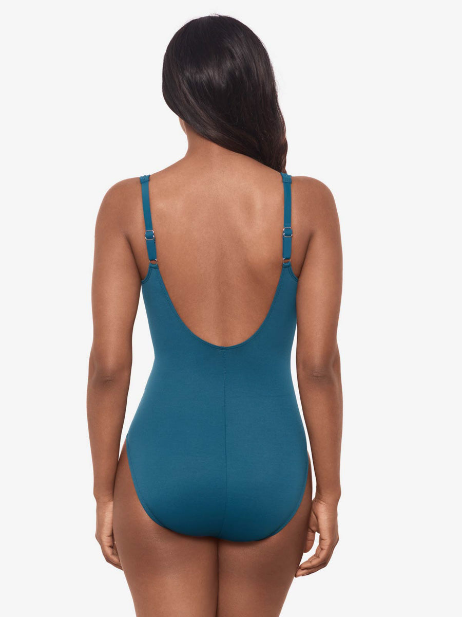 Miraclesuit Must Haves Sanibel One Piece in Aegean Blue