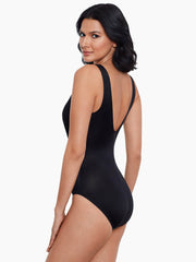 Miraclesuit Illusionist DD Palma One Piece In Black, view 3, click to see full size