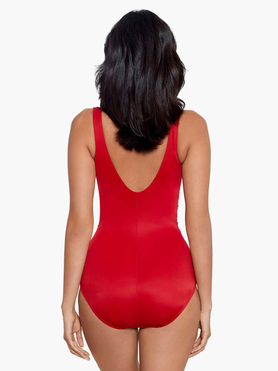 Miraclesuit Rock Solid Cherie One Piece In Cayenne