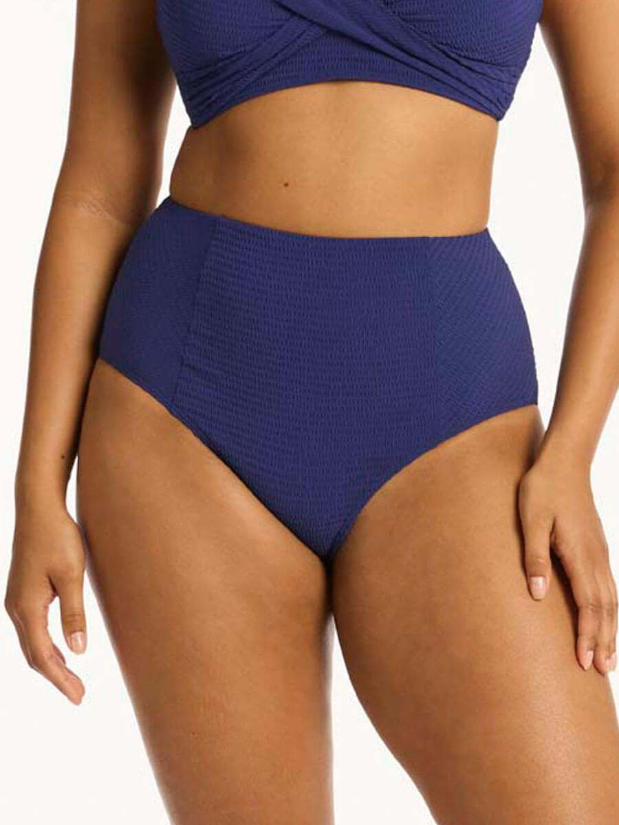 Sea Level Messina High Waist Bottom in French Navy