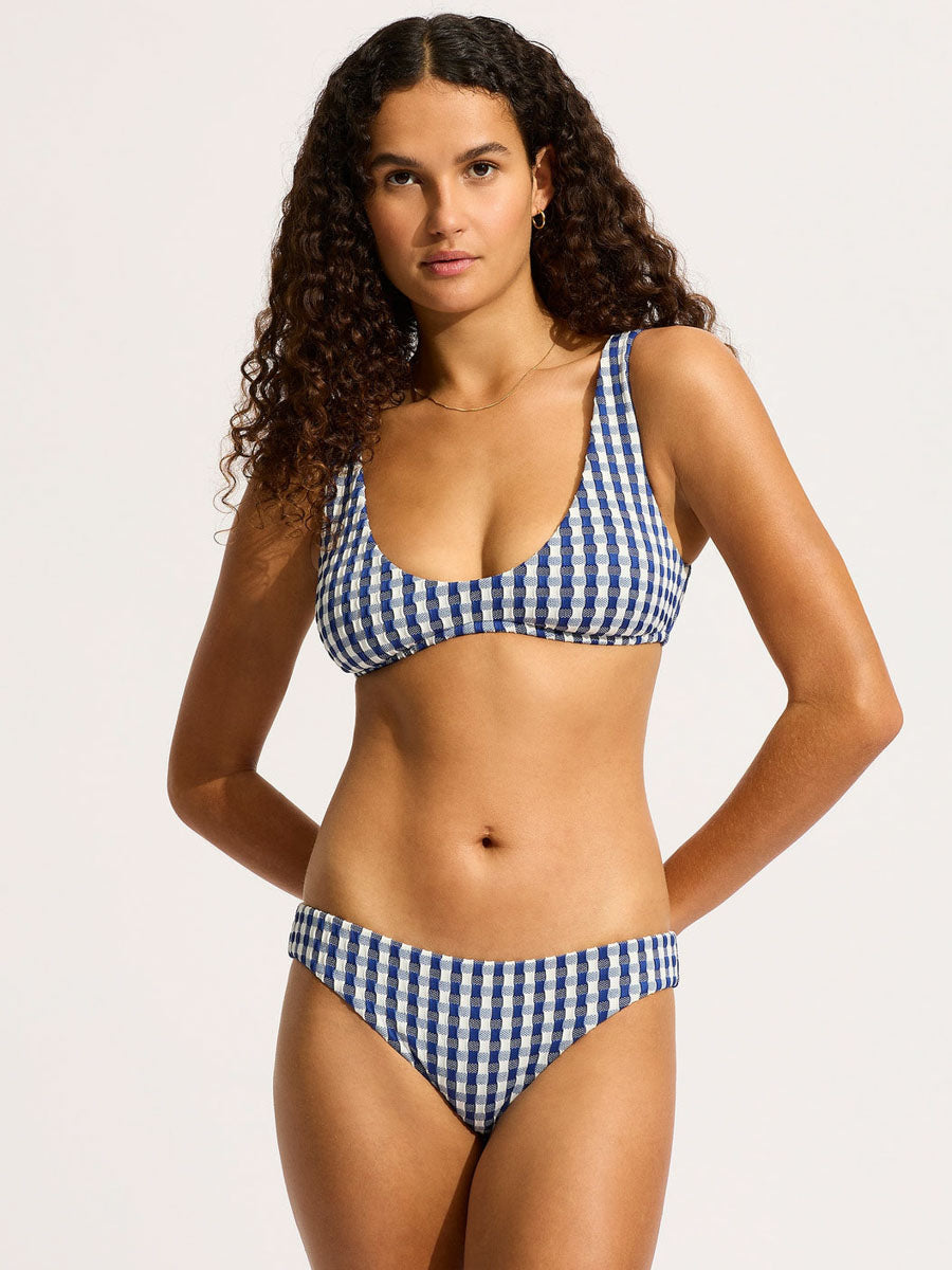 Seafolly Bella Hipster Pant in Ultramarine