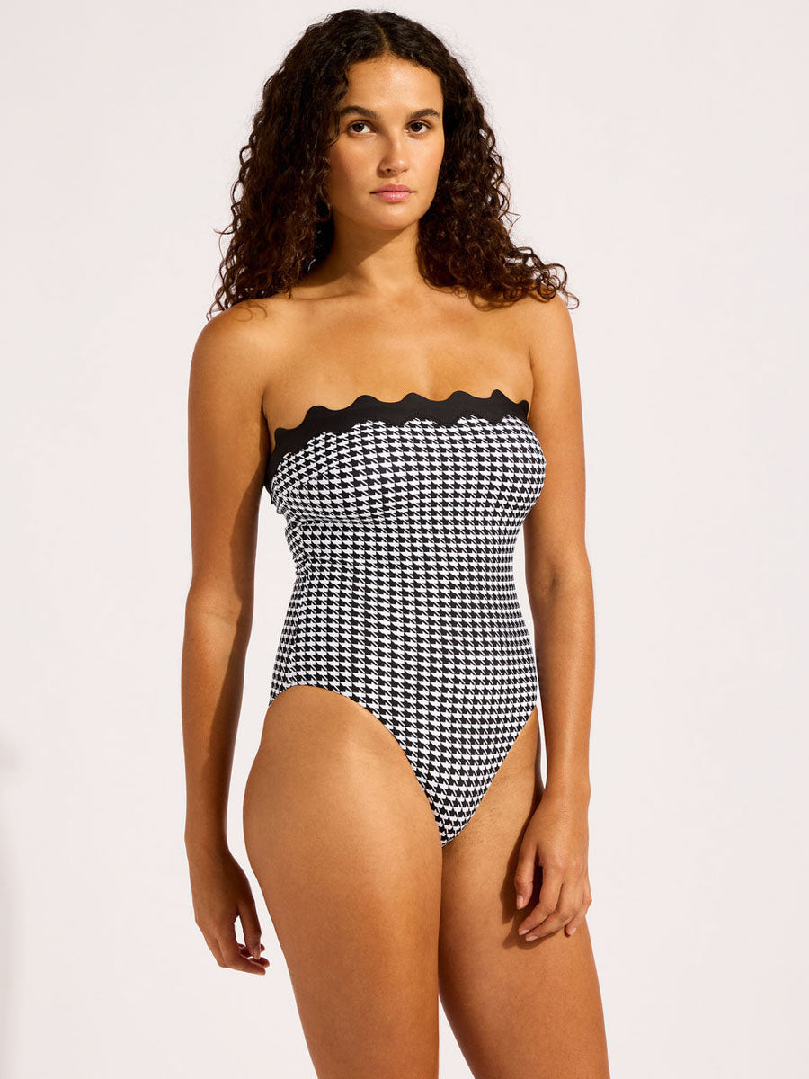 Seafolly Ric Rac One Piece in Black