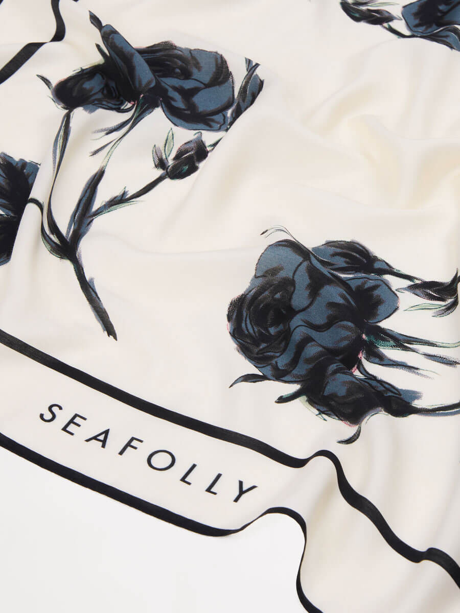 Seafolly Rococo Scarf in Black