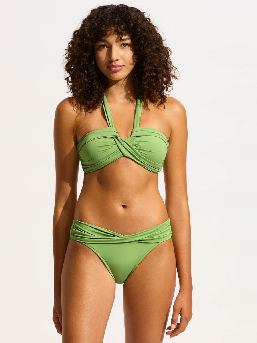Seafolly SF Collective Twist Hipster in Sage