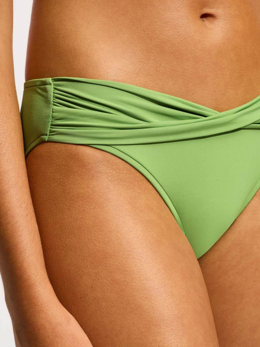 Seafolly SF Collective Twist Hipster in Sage