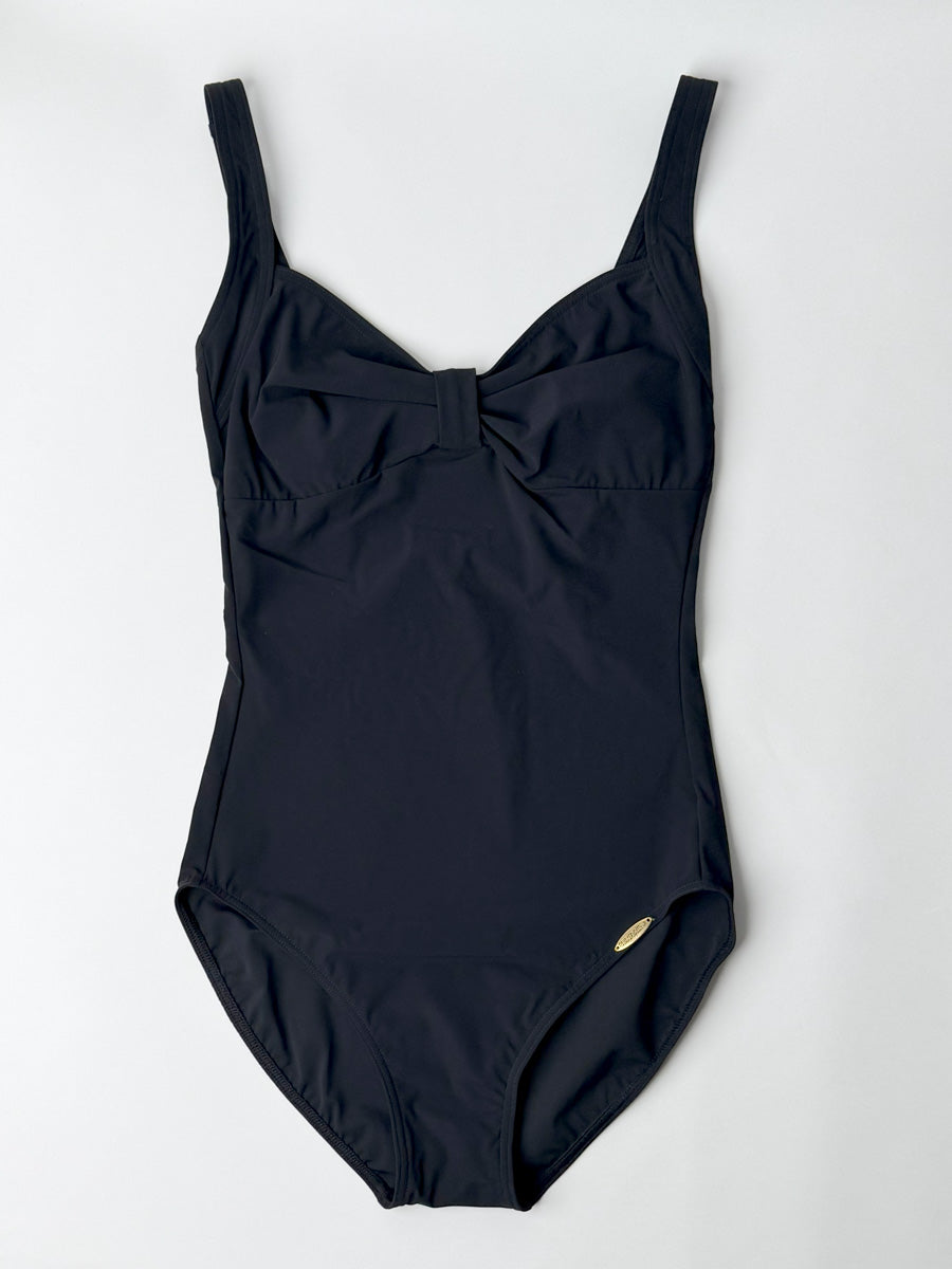 Sunflair One Piece Tank Pinch Front In Black